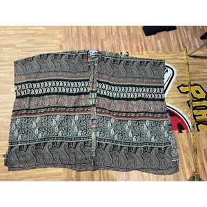 Cecico paisley short sleeve tunic wrap